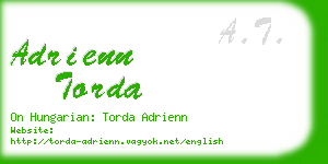 adrienn torda business card